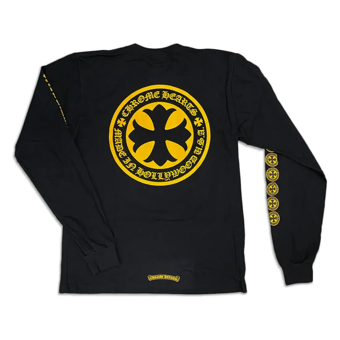 Chrome Hearts Hollywood Plus L/S T-Shirt Black/Yellow