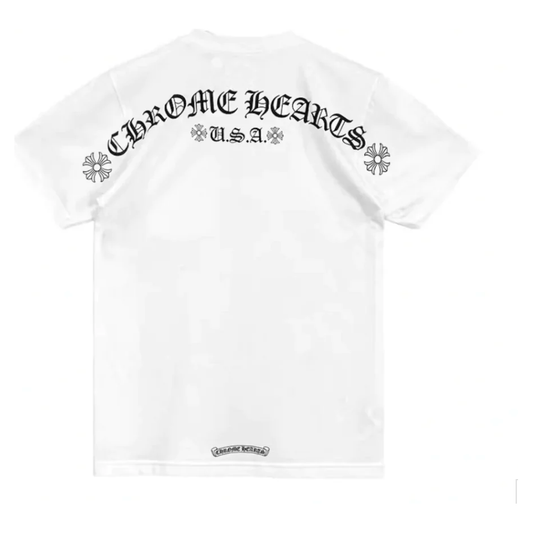 Chrome Hearts Shoulder Logo T-Shirt White