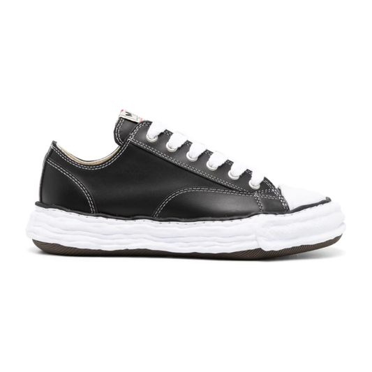 Maison Mihara Yasuhiro Peterson 23 OG Sole Leather Low Sneakers Black