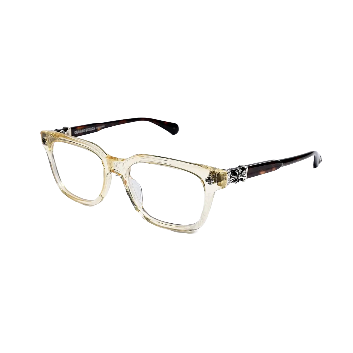 Chrome Hearts Cox Ucker Glasses Pale Ale/Tortoise