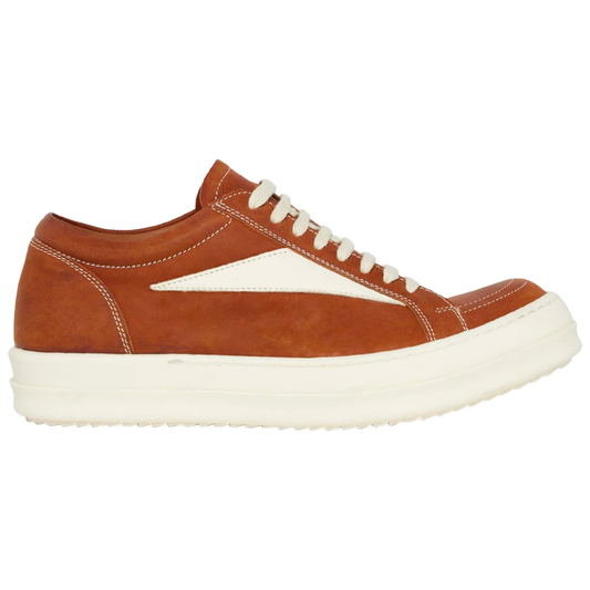 Rick Owens Porterville Nubuck Vintage Low Sneakers Clay/Milk/Milk