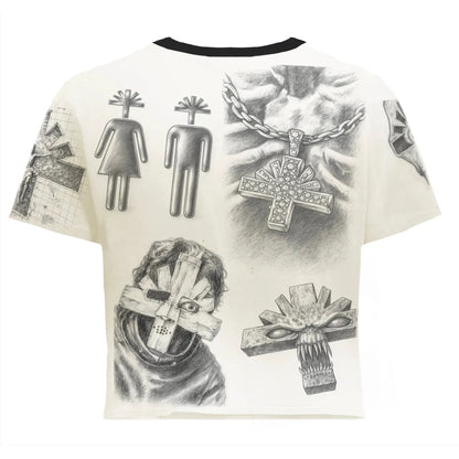 Vertabrae Mixed Feelings Tee Cream