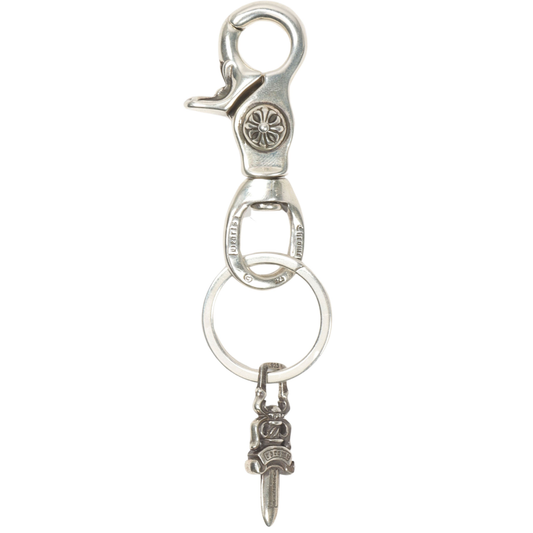 Chrome Hearts Silver Dagger Keychain