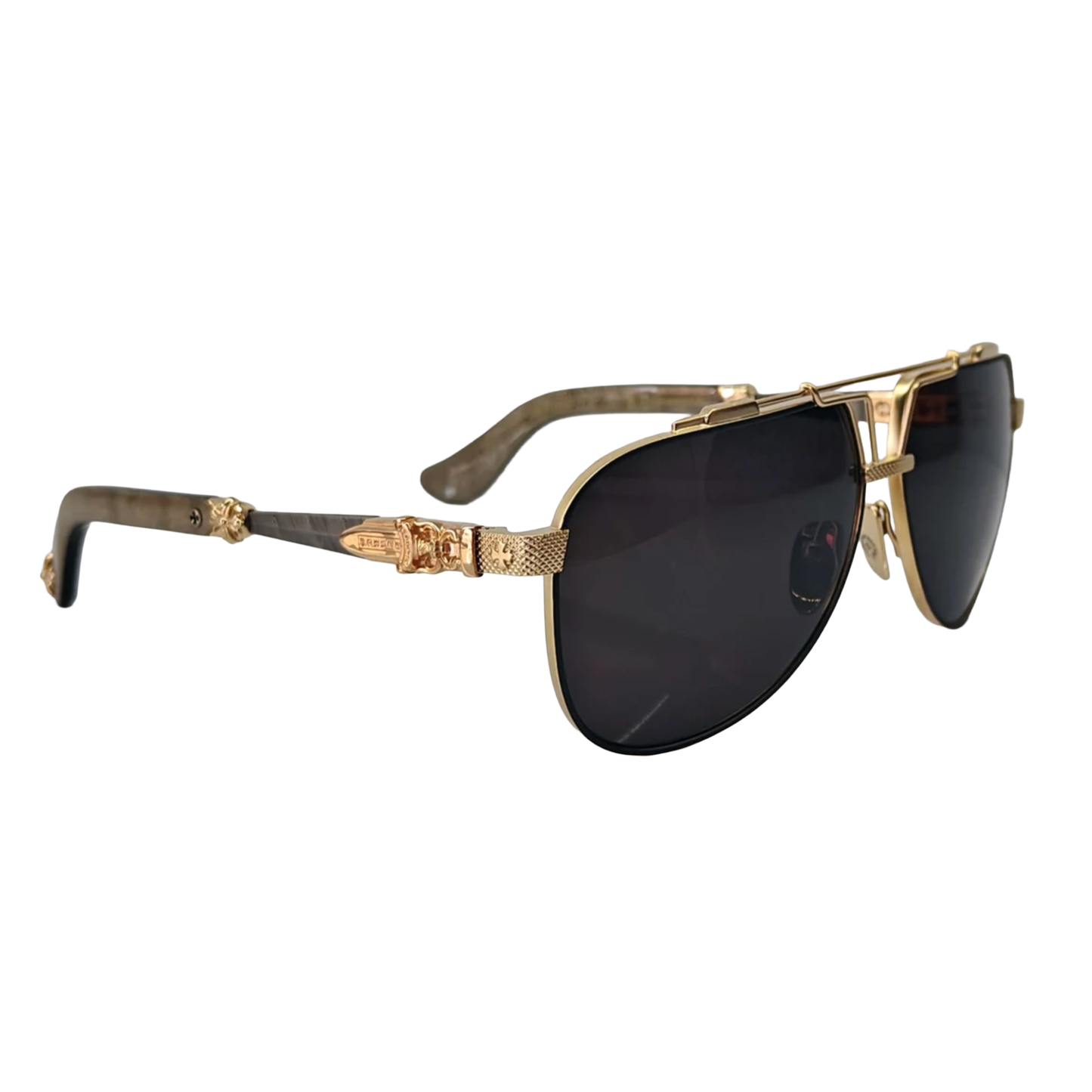 Chrome Hearts Blade Hummer III Sunglasses Orb/Matte Gold