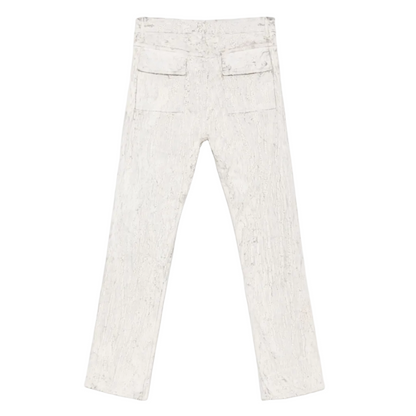 Rick Owens Headon Utility Pant in Milk