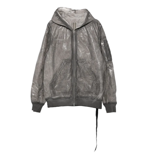 Rick Owens DRKSHDW Gimp Flight Bomber Jacket Dark Dust