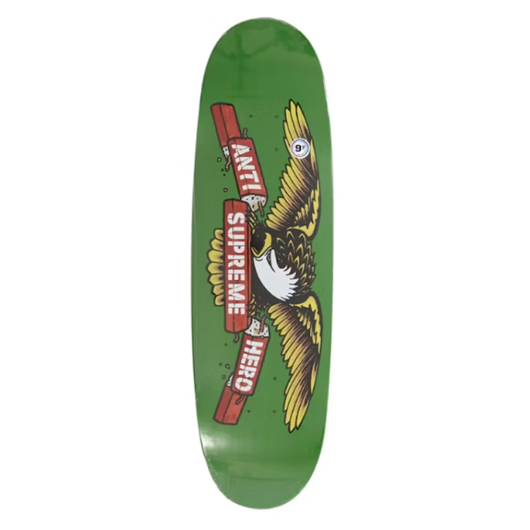 Supreme ANTIHERO Curbs Skateboard Deck Green