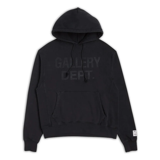 Gallery Dept. Centered Logo Hoodie Black