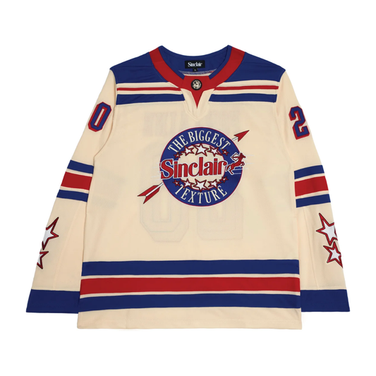 Sinclair Team Texture Hockey Jersey Cream