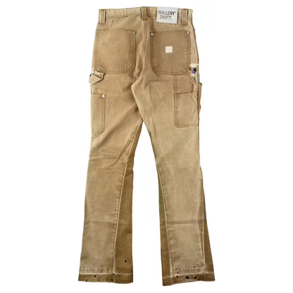 Gallery Dept. Painted Carpenter Flare Pants Tan