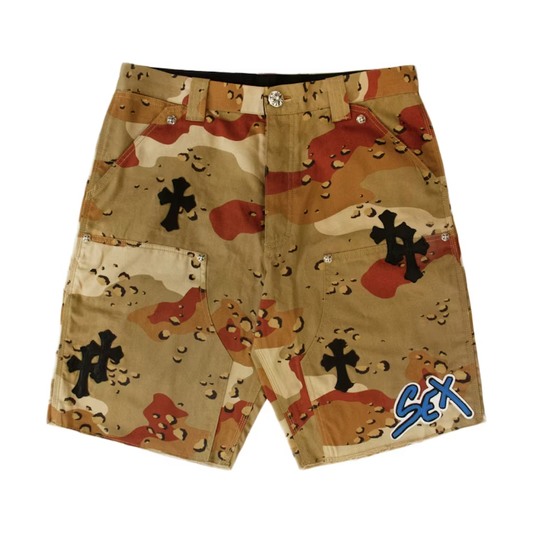 Chrome Hearts Matty Boy Sex Records Carpenter Shorts Desert Camo