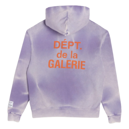 Gallery Dept. French Logo Zip-Up Hoodie Purple