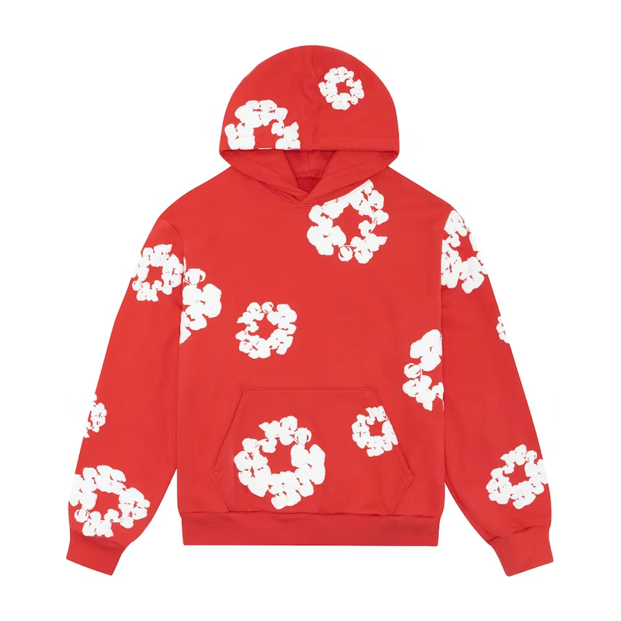 Denim Tears Cotton Wreath Sweatshirt Red