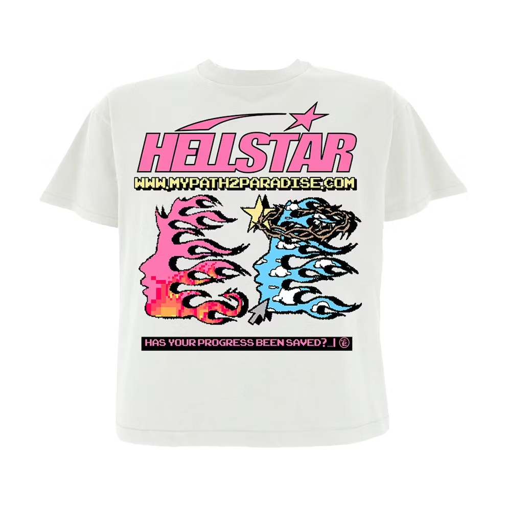 Hellstar Pixel T-Shirt White