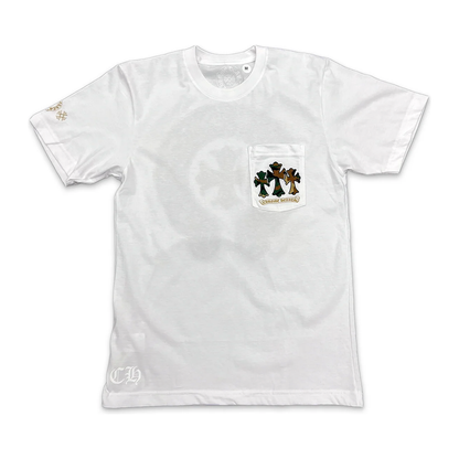 Chrome Hearts  Triple Cross Horseshoe T-Shirt White/Camo