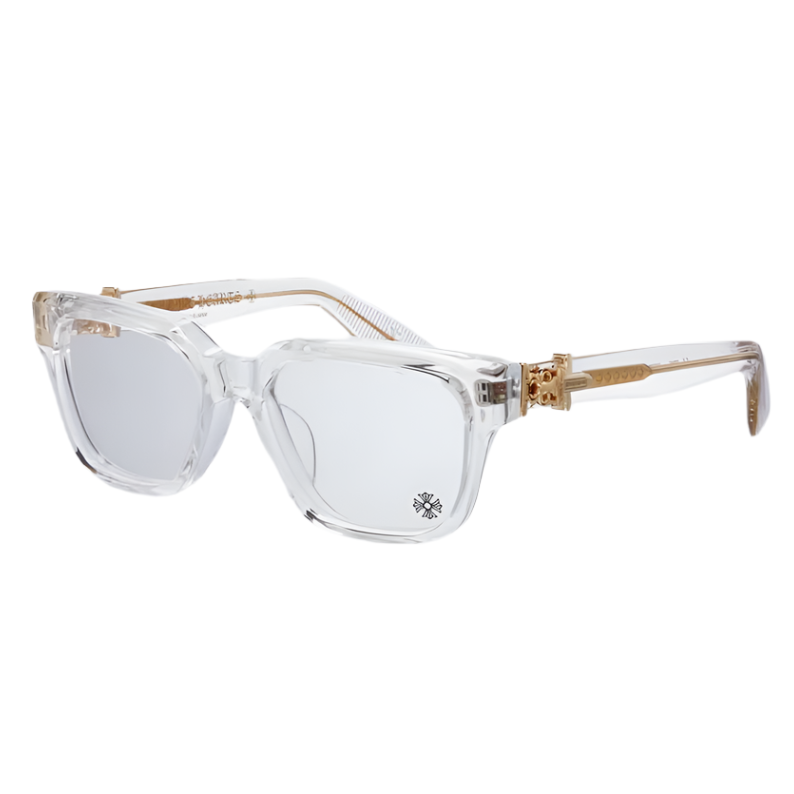 Chrome Hearts Vagillionaire II Glasses Crystal/Gold