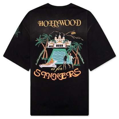 Amiri Sinners Oversized Tee Black