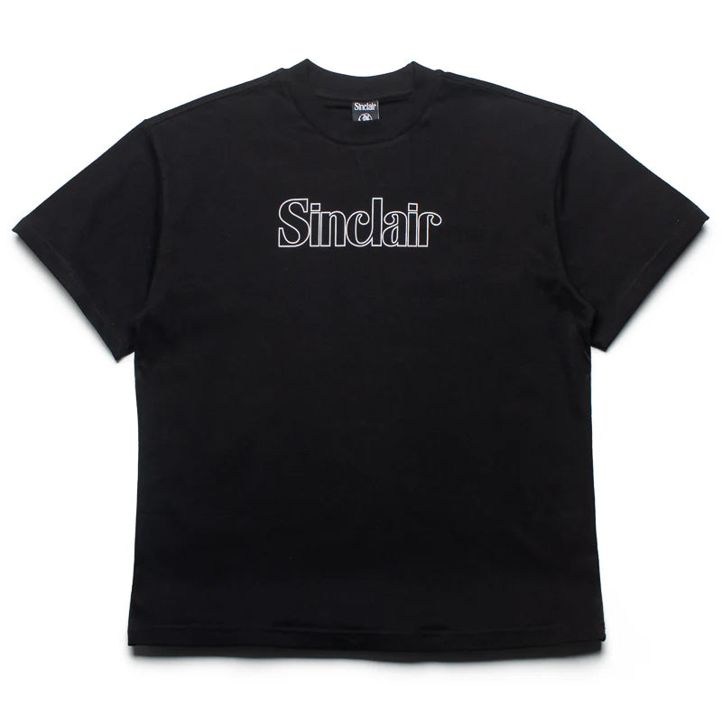 Sinclair Outline Tee Black