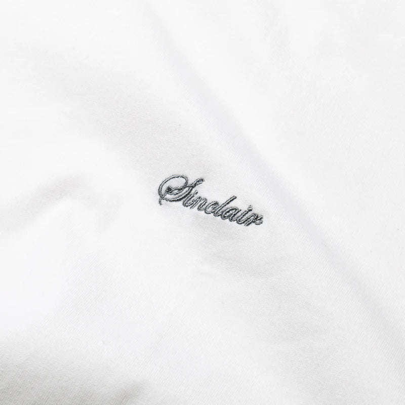 Sinclair Mini Script Tee White