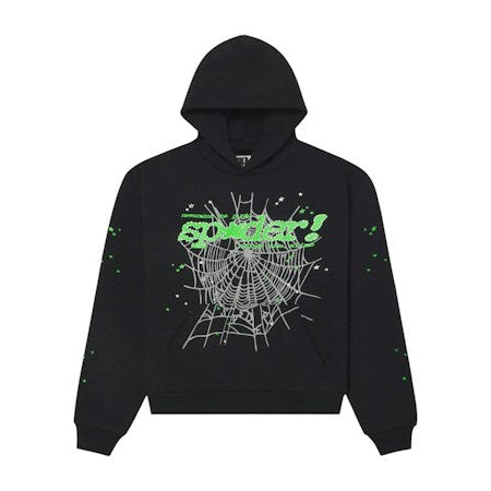 Sp5der Punk V2 Hoodie Black