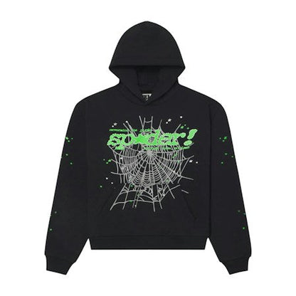 Sp5der Punk V2 Hoodie Black