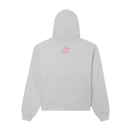 Sp5der Punk V2 Hoodie Heather Grey