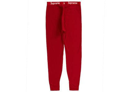 Supreme Hanes Bones Thermal Pant (1 Pack) Red