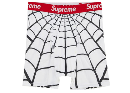 Supreme Hanes Spider-Man Boxer Briefs (2 Pack) White