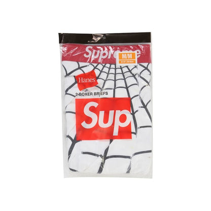 Supreme Hanes Spider-Man Boxer Briefs (2 Pack) White