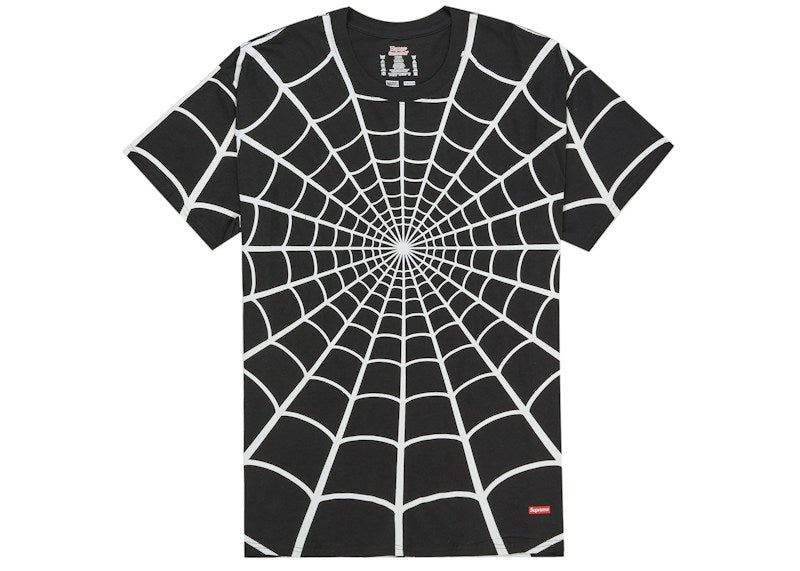 Supreme Hanes Spider-Man Tagless Tees (2 Pack) Black