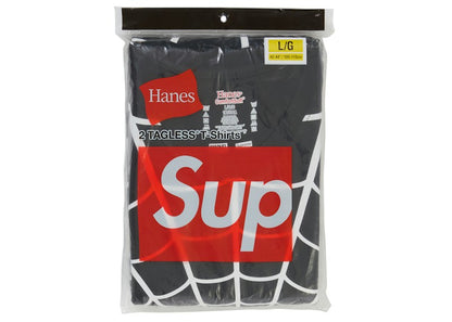 Supreme Hanes Spider-Man Tagless Tees (2 Pack) Black