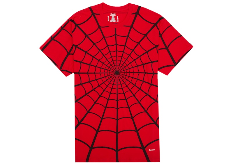 Supreme Hanes Spider-Man Tagless Tees (2 Pack) Red