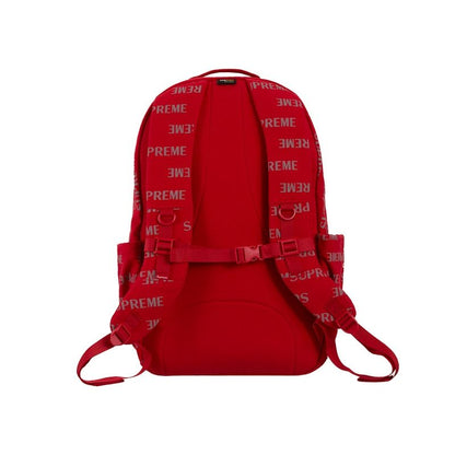 Supreme Logo Backpack (FW26) Red