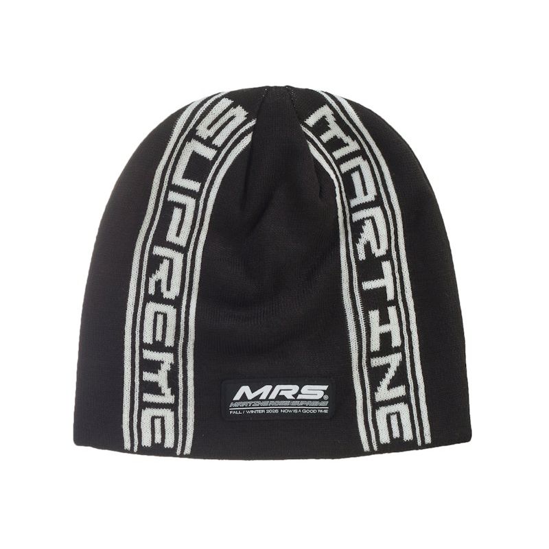 Supreme Martine Rose Jacquard Beanie Black