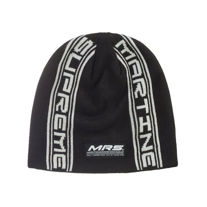 Supreme Martine Rose Jacquard Beanie Black