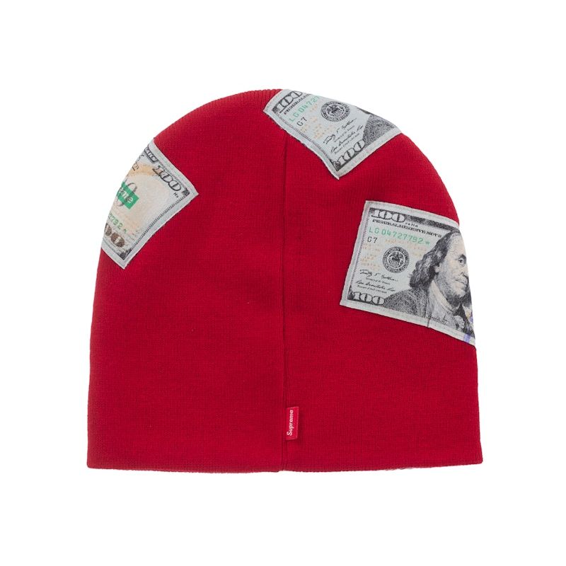 Supreme Money Beanie Red