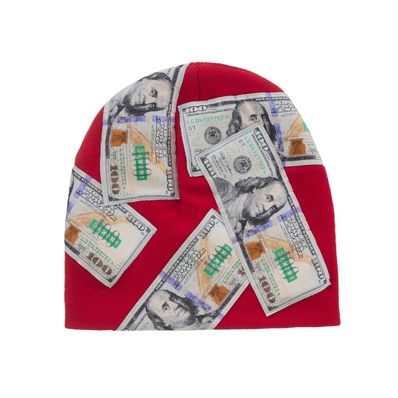Supreme Money Beanie Red