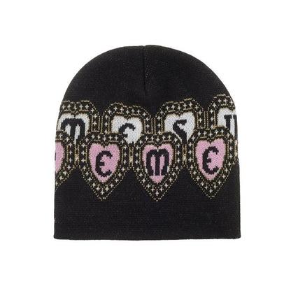 Supreme New Era Hearts Beanie Black