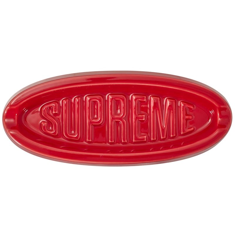 Supreme Oval Tray Red