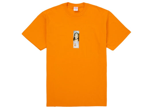 Supreme Prayer Card Box Logo Tee Orange