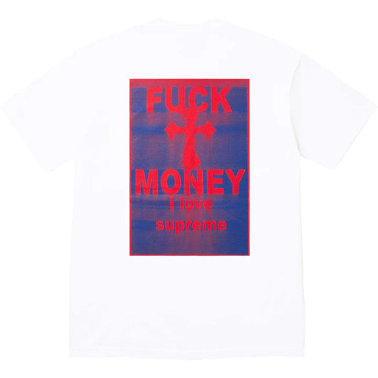 Supreme Fuck Money Tee White