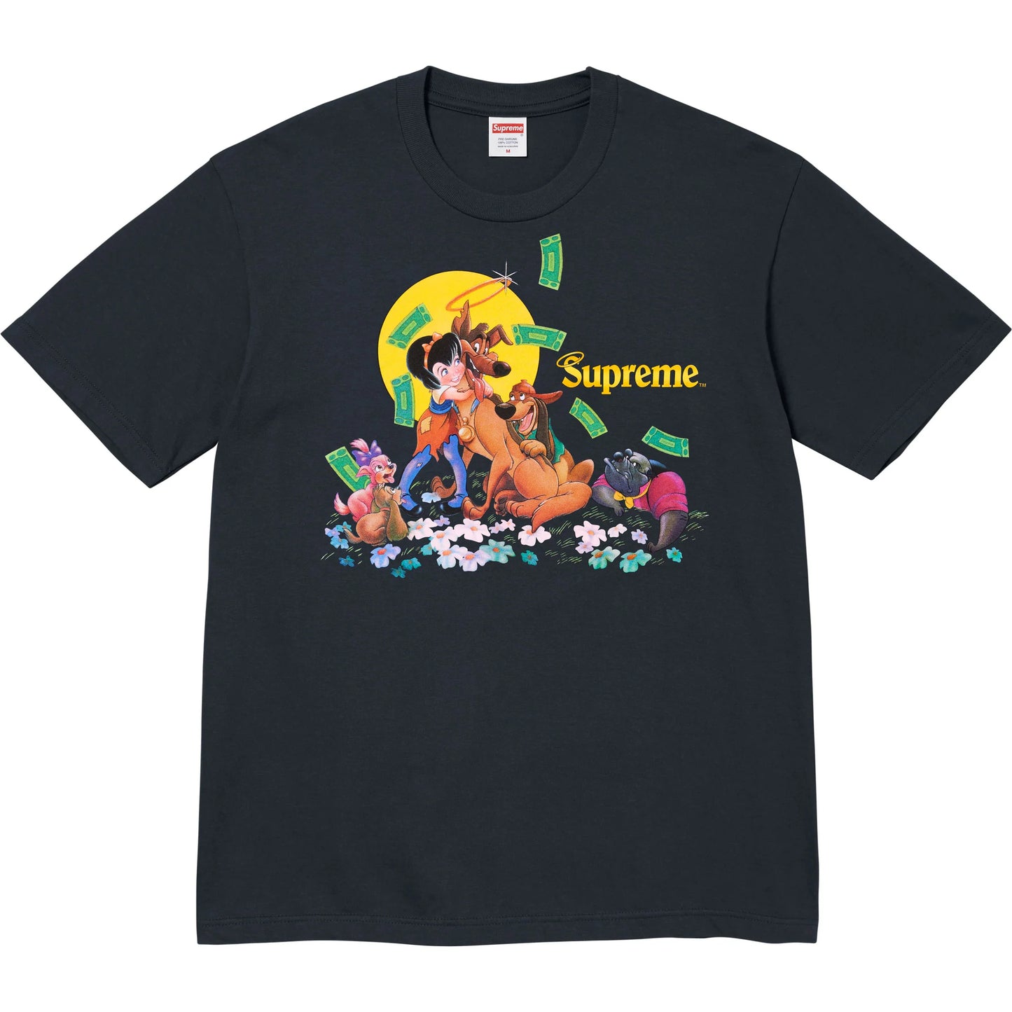 Supreme All Dogs Go To Heaven Tee Navy