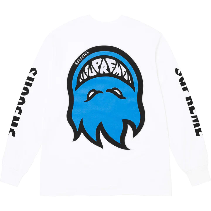 Supreme Spitfire Bighead L/S Tee White