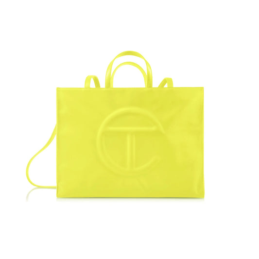 Telfar Shopping Bag Large Highlighter Yellow