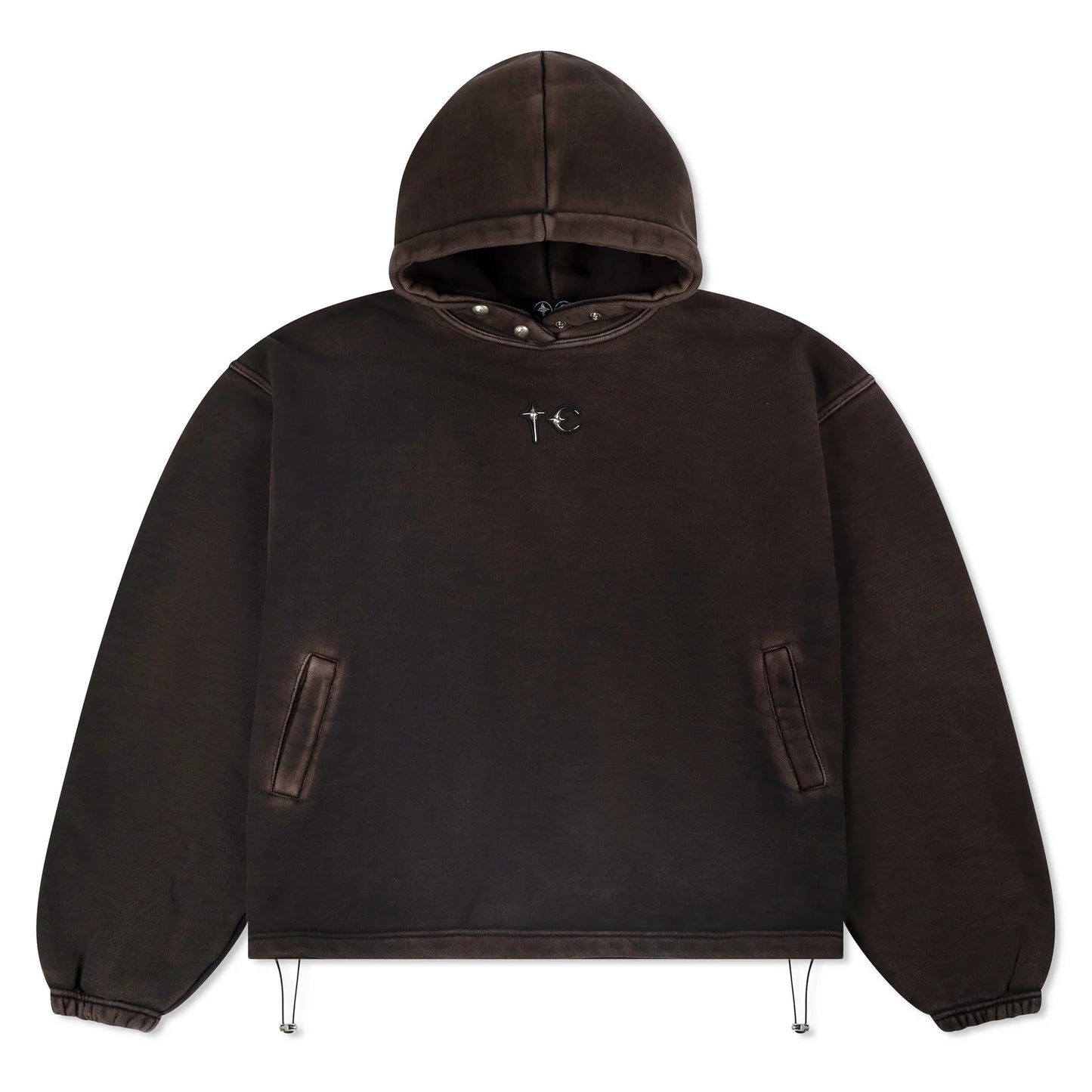 Thug Club Devil Peace Patch Hoodie Black