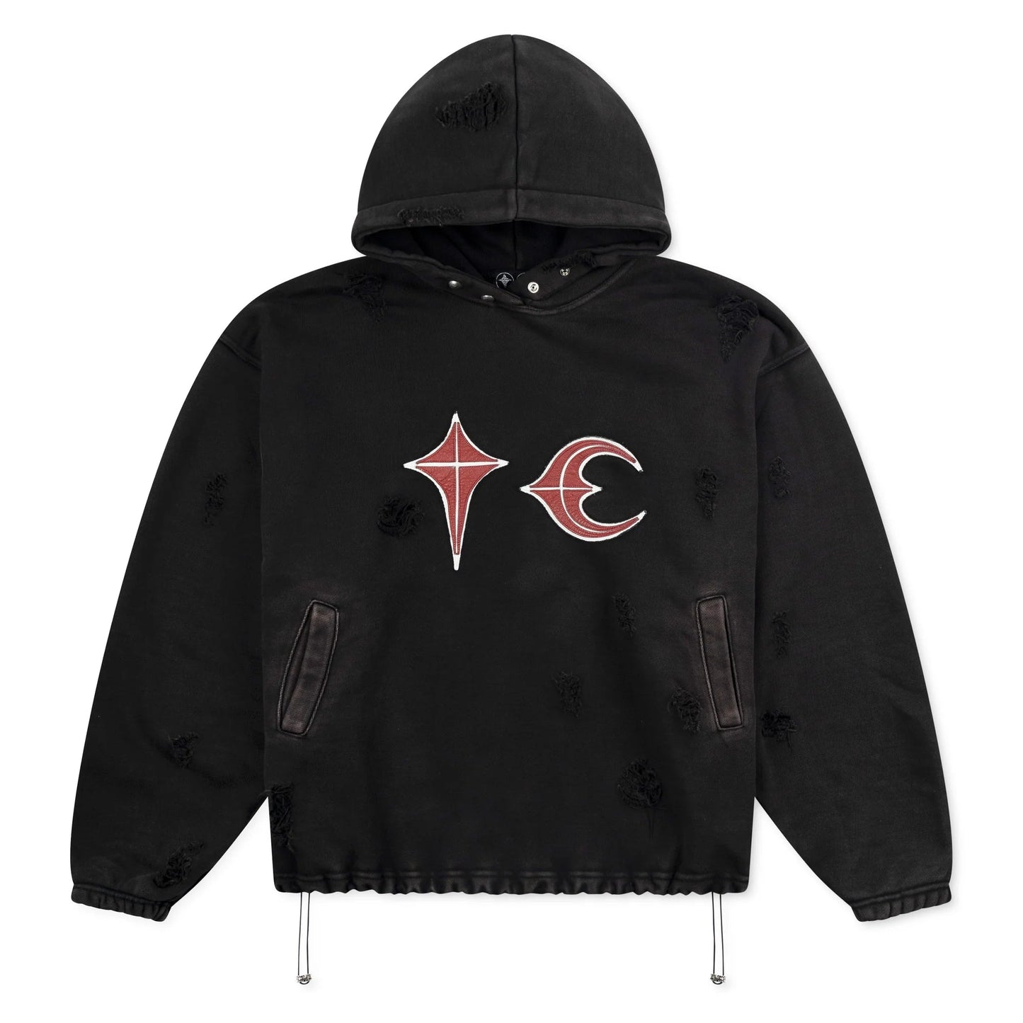 Thug Club Rock Hoodie Black