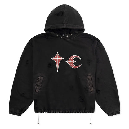 Thug Club Rock Hoodie Black