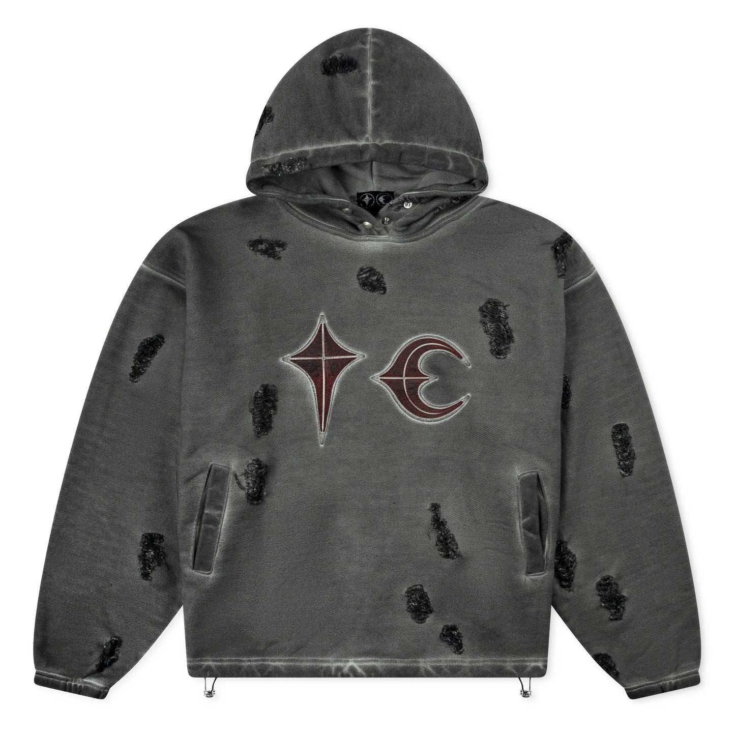 Thug Club Rock Hoodie Grey