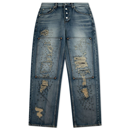 Thug Club Vintage Double Knee Pants Blue