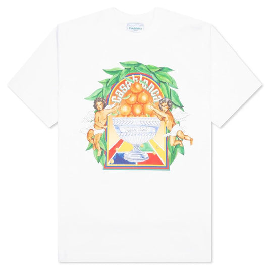 Casablanca Triomphe D'Orange T-Shirt White